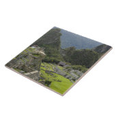 Machu Picchu, ruïnes of Inca city, Peru. 2 Tegeltje (Zijkant)