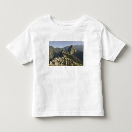 Machu Picchu, ruïnes of Inca city, Peru. Kinder Shirts (Voorkant)