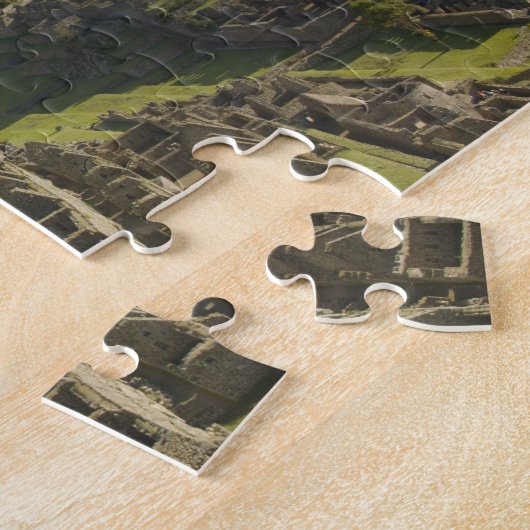 Machu Picchu, ruïnes of Inca city, Peru. Legpuzzel (Zijkant)