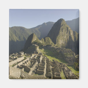 Machu Picchu, ruïnes of Inca city, Peru. Magneet