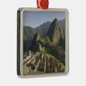 Machu Picchu, ruïnes of Inca city, Peru. Metalen Ornament (Rechts)