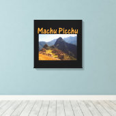 machu picchu ruïnes peru zonsopgang canvas afdruk (Insitu (Houten vloer))