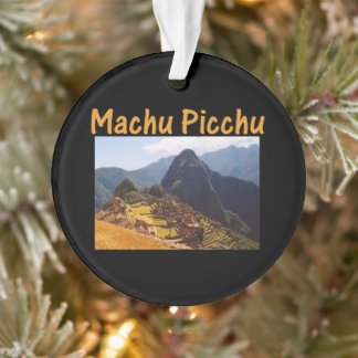 machu picchu ruïnes peru zonsopgang ornament