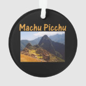 machu picchu ruïnes peru zonsopgang ornament (achterkant)