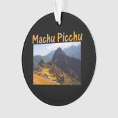 machu picchu ruïnes peru zonsopgang ornament (voorkant)