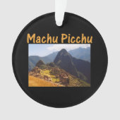 machu picchu ruïnes peru zonsopgang ornament (voorkant)