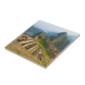 Machu Picchu ruïnes Tegeltje (Zijkant)