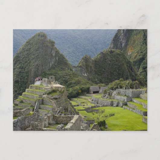 Machu Picchu, ruïnes van Inca-stad, Peru. 2 Briefkaart (Voorkant)