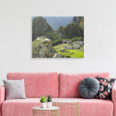 Machu Picchu, ruïnes van Inca-stad, Peru. 2 Canvas Afdruk (Insitu (Woonkamer))
