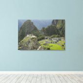 Machu Picchu, ruïnes van Inca-stad, Peru. 2 Canvas Afdruk (Insitu (Houten vloer))