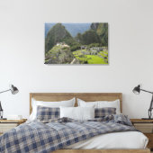 Machu Picchu, ruïnes van Inca-stad, Peru. 2 Canvas Afdruk (Insitu (Slaapkamer))