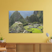 Machu Picchu, ruïnes van Inca-stad, Peru. 2 Canvas Afdruk (Insitu (Woonkamer))