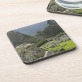 Machu Picchu, ruïnes van Inca-stad, Peru. 2 Drankjes Onderzetter (Linkerzijde)