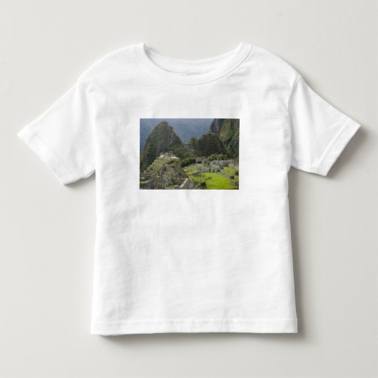 Machu Picchu, ruïnes van Inca-stad, Peru. 2 Kinder Shirts (Voorkant)