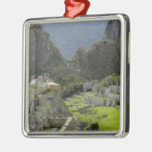 Machu Picchu, ruïnes van Inca-stad, Peru. 2 Metalen Ornament (Links)