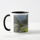 Machu Picchu, ruïnes van Inca-stad, Peru. 2 Mok (Links)