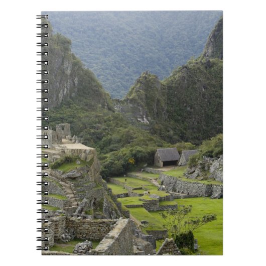 Machu Picchu, ruïnes van Inca-stad, Peru. 2 Notitieboek (Voorkant)