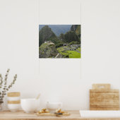 Machu Picchu, ruïnes van Inca-stad, Peru. 2 Poster (Keuken)