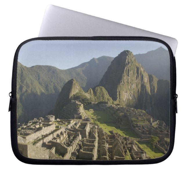 Machu Picchu, ruïnes van Inca-stad, Peru. Laptop Sleeve (Voorkant)
