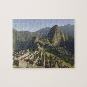 Machu Picchu, ruïnes van Inca-stad, Peru. Legpuzzel