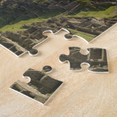Machu Picchu, ruïnes van Inca-stad, Peru. Legpuzzel (Zijkant)