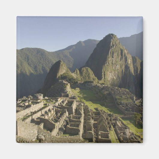 Machu Picchu, ruïnes van Inca-stad, Peru. Magneet (Voorkant)