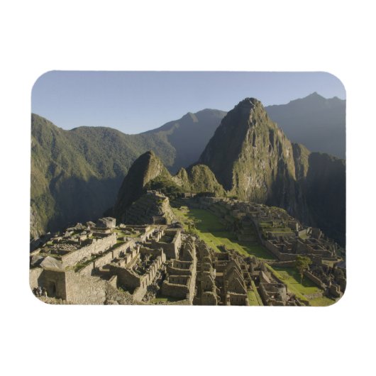 Machu Picchu, ruïnes van Inca-stad, Peru. Magneet (Horizontaal)