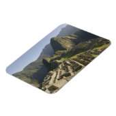 Machu Picchu, ruïnes van Inca-stad, Peru. Magneet (Linkerzijde)