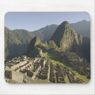Machu Picchu, ruïnes van Inca-stad, Peru. Muismat
