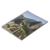 Machu Picchu, ruïnes van Inca-stad, Peru. Notitieboek (Linkerzijde)
