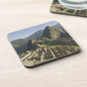 Machu Picchu, ruïnes van Inca-stad, Peru. Onderzetter (Linkerzijde)