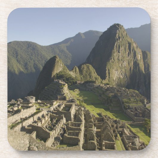 Machu Picchu, ruïnes van Inca-stad, Peru. Onderzetter (Voorkant)