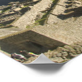Machu Picchu, ruïnes van Inca-stad, Peru. Poster (Hoek)