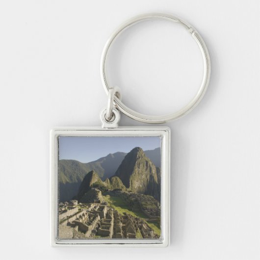 Machu Picchu, ruïnes van Inca-stad, Peru. Sleutelhanger (Voorkant)