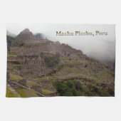 Machu Picchu Ruins, Peru gaat dicht Theedoek (Horizontaal)