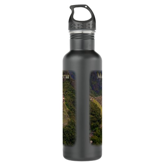 Machu Picchu Ruins, Peru Waterfles (Achterkant)