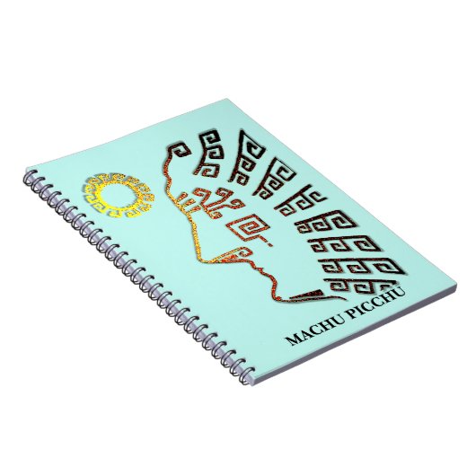 Machu_Picchu Silhouet Notitieboek (Rechterzijde)