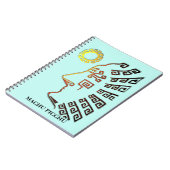 Machu_Picchu Silhouet Notitieboek (Linkerzijde)