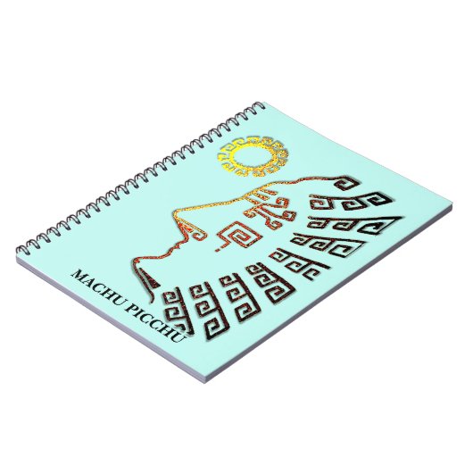 Machu_Picchu Silhouet Notitieboek (Linkerzijde)