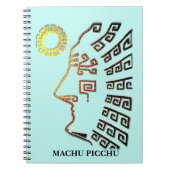 Machu_Picchu Silhouet Notitieboek (Voorkant)