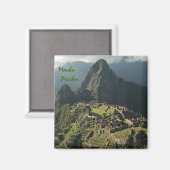 Machu Picchu Souvenir Koelmagneet Magneet (Voorkant / Achterkant)