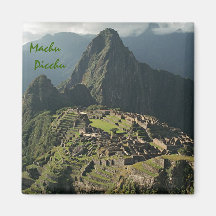 Machu Picchu Souvenir Koelmagneet