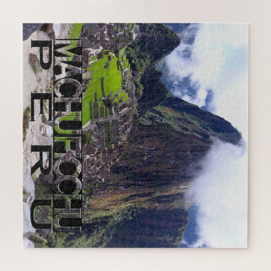 Machu Picchu Square Puzzle Legpuzzel (Horizontaal)