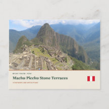 Machu Picchu Stenen Terrassen