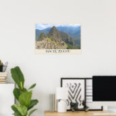 Machu Picchu stenen terrassen Poster (Thuiskantoor)