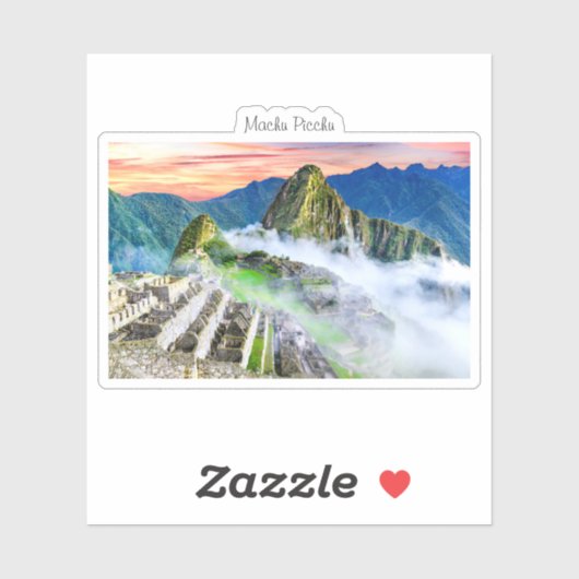 Machu Picchu Sticker (Vel)