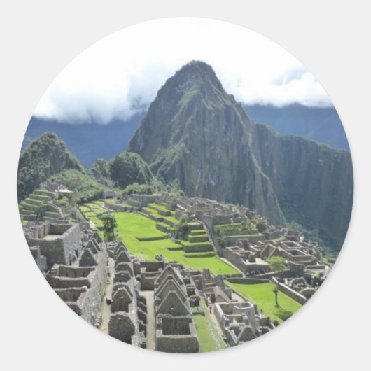 Machu Picchu sticker (Voorkant)