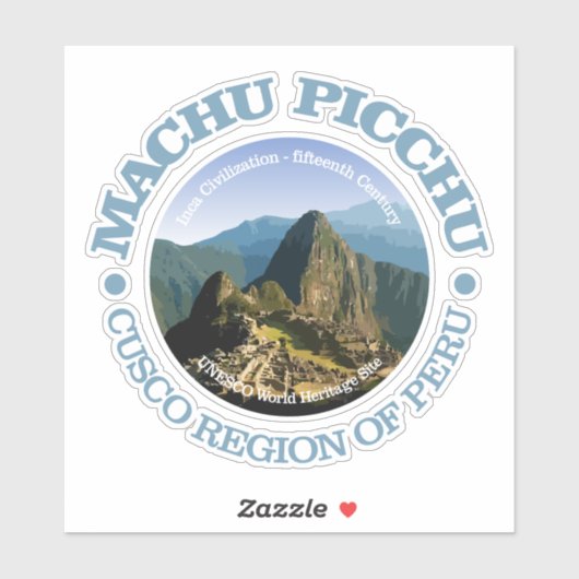 Machu Picchu Sticker (Vel)