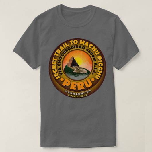Machu Picchu T T-shirt (Design voorkant)