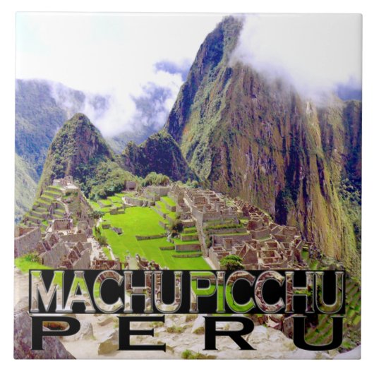 Machu Picchu Tegeltje (Voorkant)